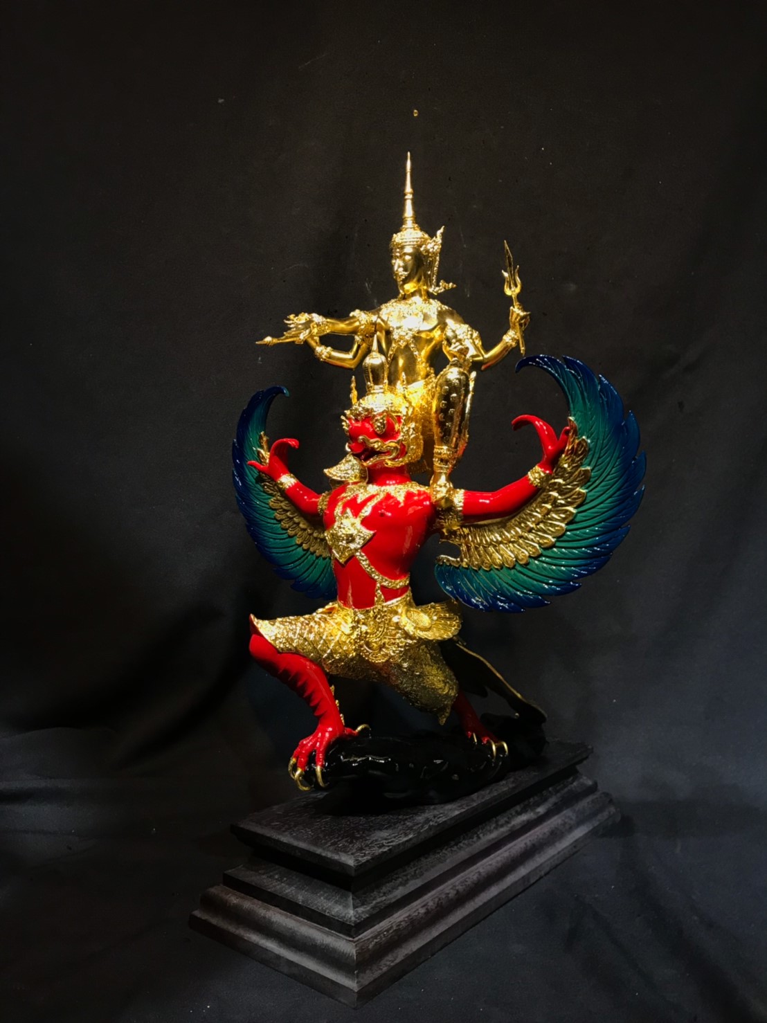 พระนารายณ์ทรงครุฑ หน้าตัก 9 นิ้ว