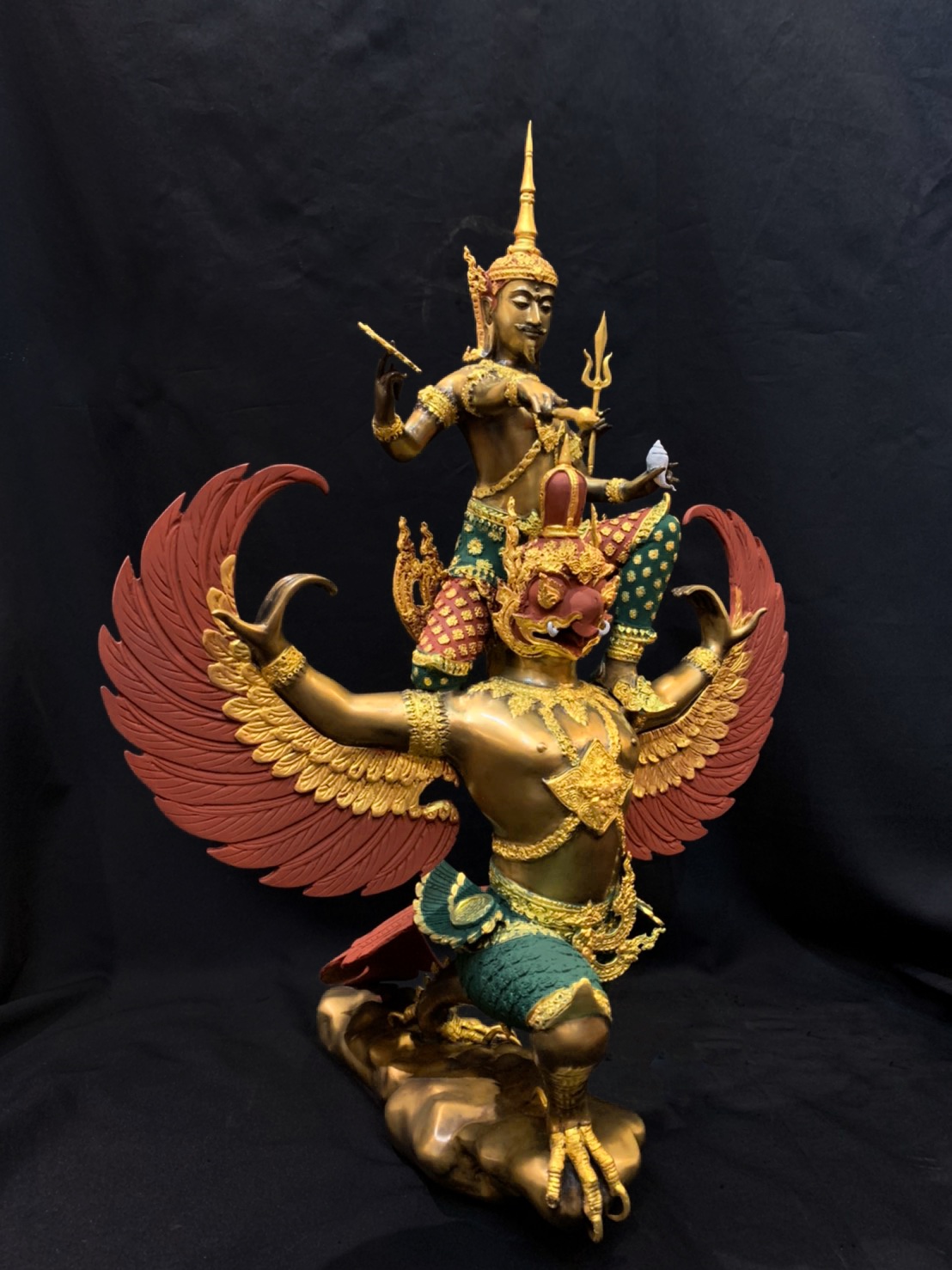 พระนารายณ์ทรงครุฑ หน้าตัก 9 นิ้ว