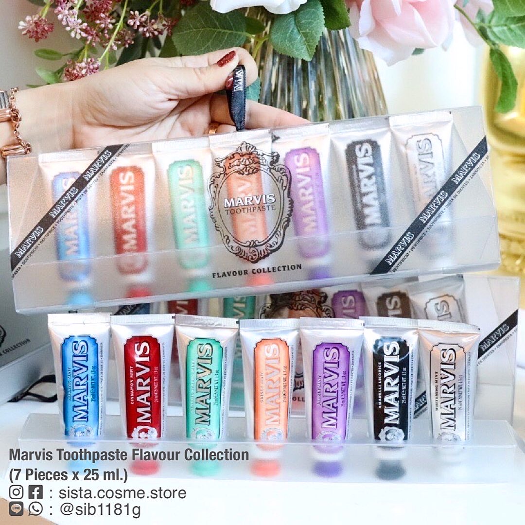 Marvis Toothpaste Flavour Collection (7 Pieces x 25 ml.)
