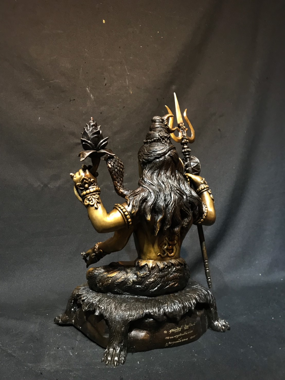 พระศิวะมหาเทพ นั่งเสือ หน้าตัก 9 นิ้ว