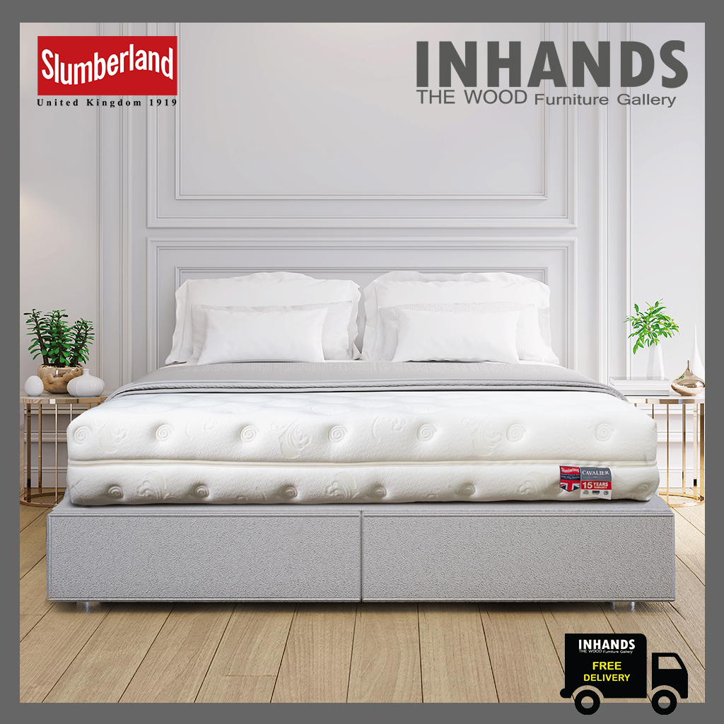 ที่นอน Slumberland รุ่น Cavarier แถมฟรีหมอนหนุนสลัมเบอร์แลนด์ Pocketed Spring 1500