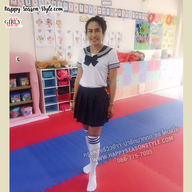 ชุดนักเรียน ชุดนักเรียนญี่ปุ่น มีให้เลือก 7 สี (น้ำเงิน, ชมพู, ฟ้า, แดง, เขียว, ม่วง, ชมพูบานเย็น)