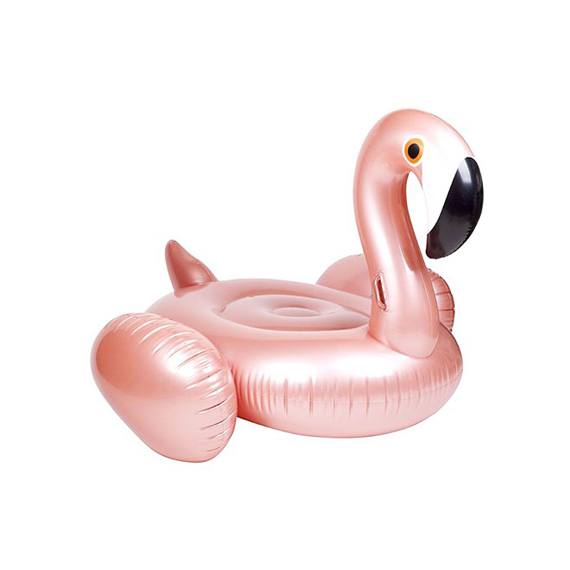 ห่วงยางฟลามิงโก้โรสโกลว์ Giant Flamingo Rose Gold Inflatable