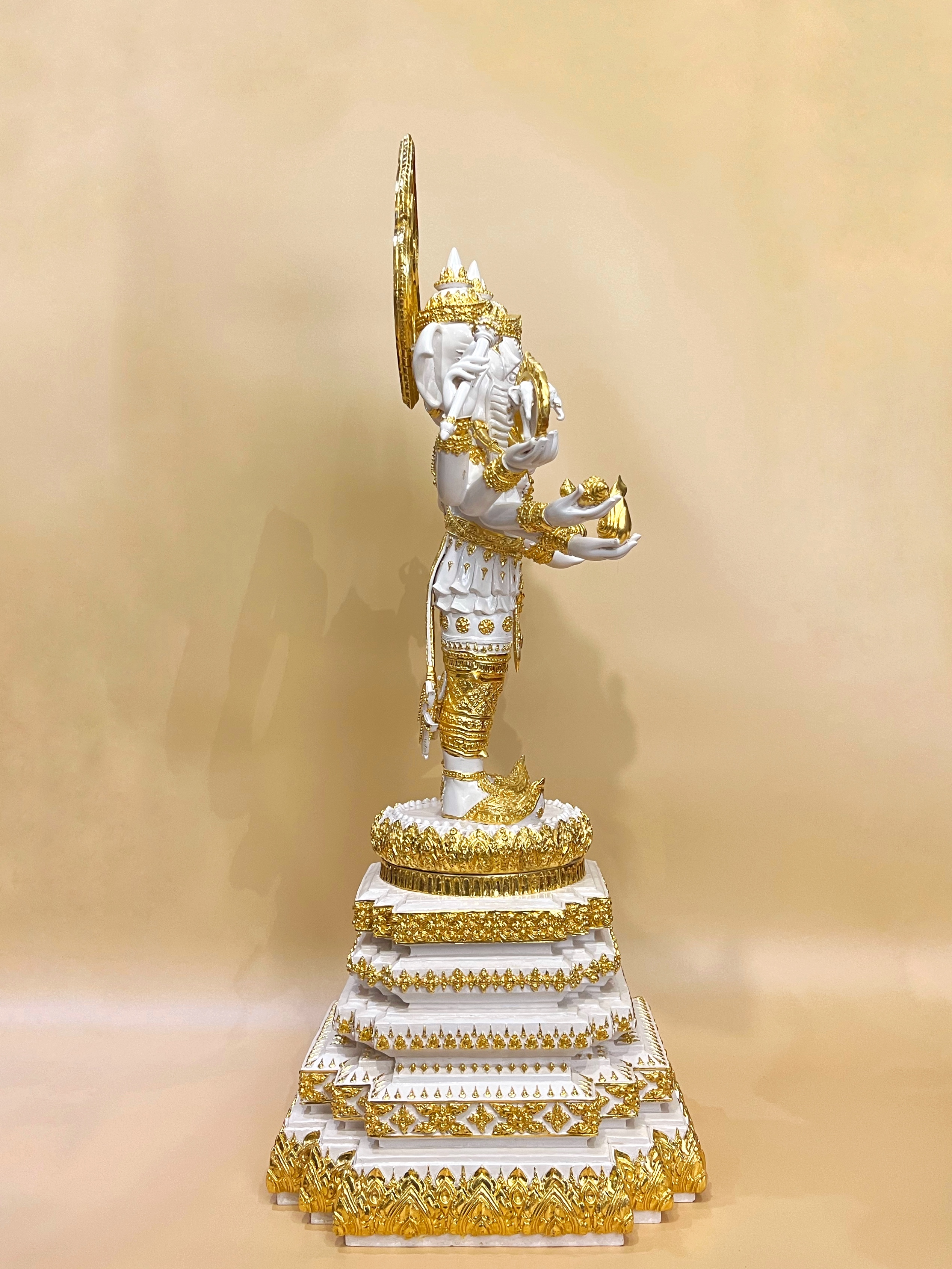 พระพิฆเนศ ปางตรีมุขคณปติ หน้าตัก 12 นิ้ว