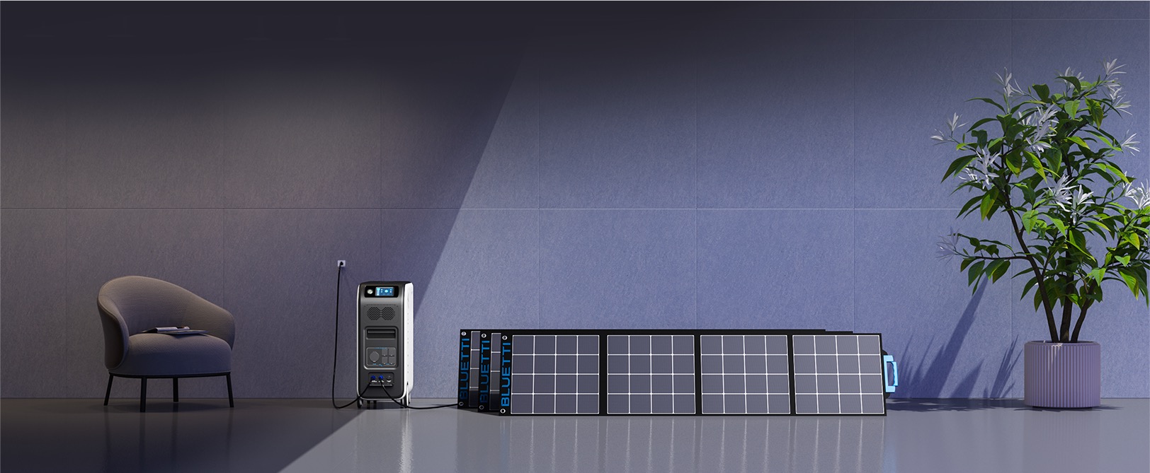 BLUETTI EP500Pro Solar Power Station | 3000W 5120Wh แบตเตอรี่สำรองอเนกประสงค์