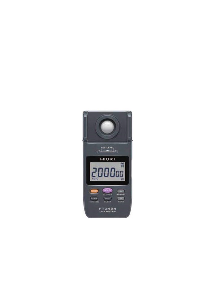 HIOKI รุ่น FT3424 เครื่องวัดแสงสว่างโคม LED OLED ตามมาตรฐาน DIN 5032-7:1985 class B and JIS C 1609-1:2006 general AA class