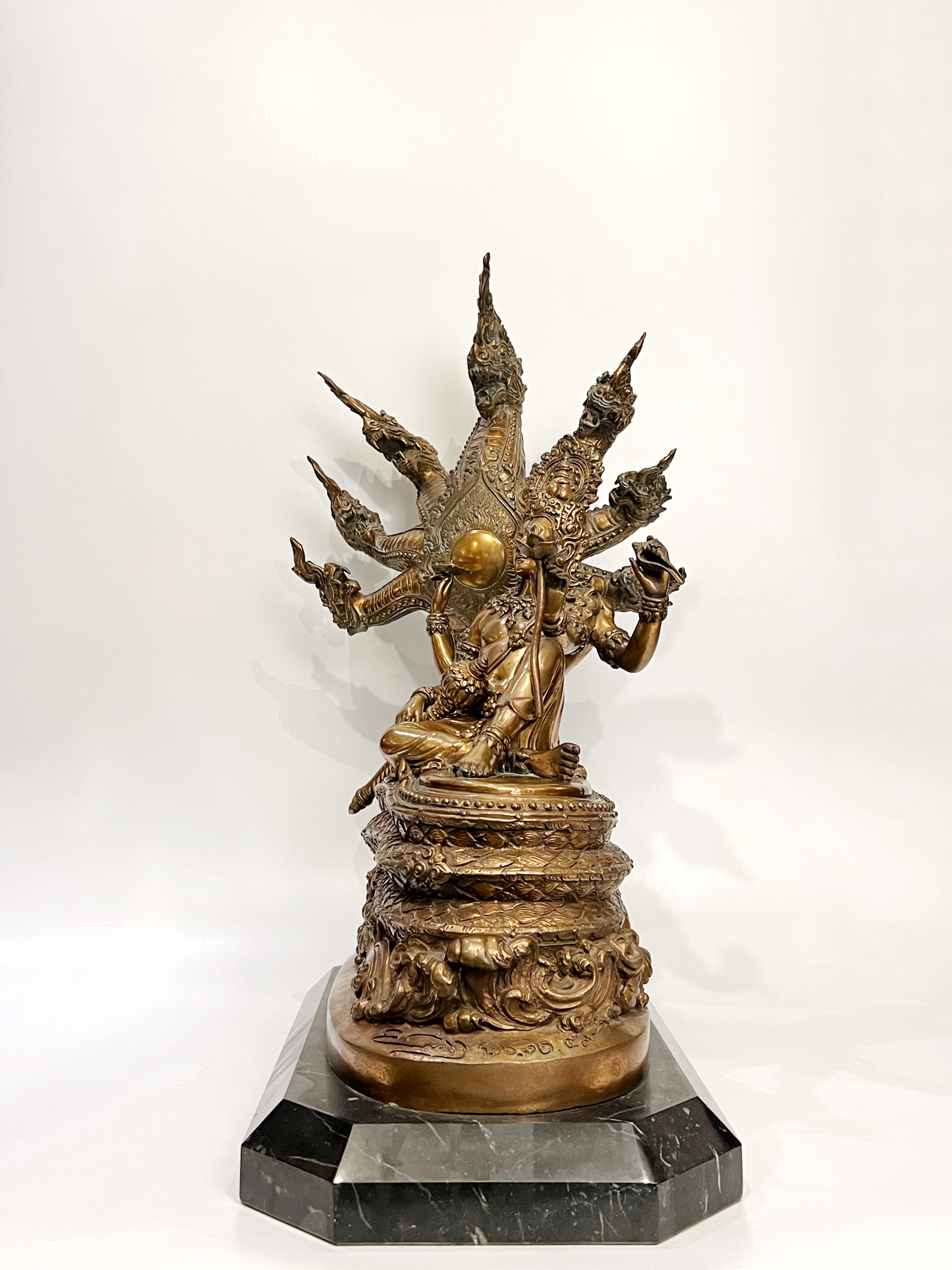 พระนารายณ์ บรรทมสินธุ์ (พระวิษณุอนันตศายิน) หน้าตัก 9 นิ้ว