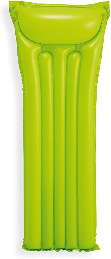 แพยางนอนเดี่ยว พร้อมหมอนหนุน Inflatable Air Bed With Pillow Pool Float