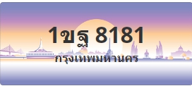 ป้ายประมูล 1ขฐ 8181