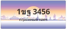 ป้ายประมูล 1ขฐ 3456