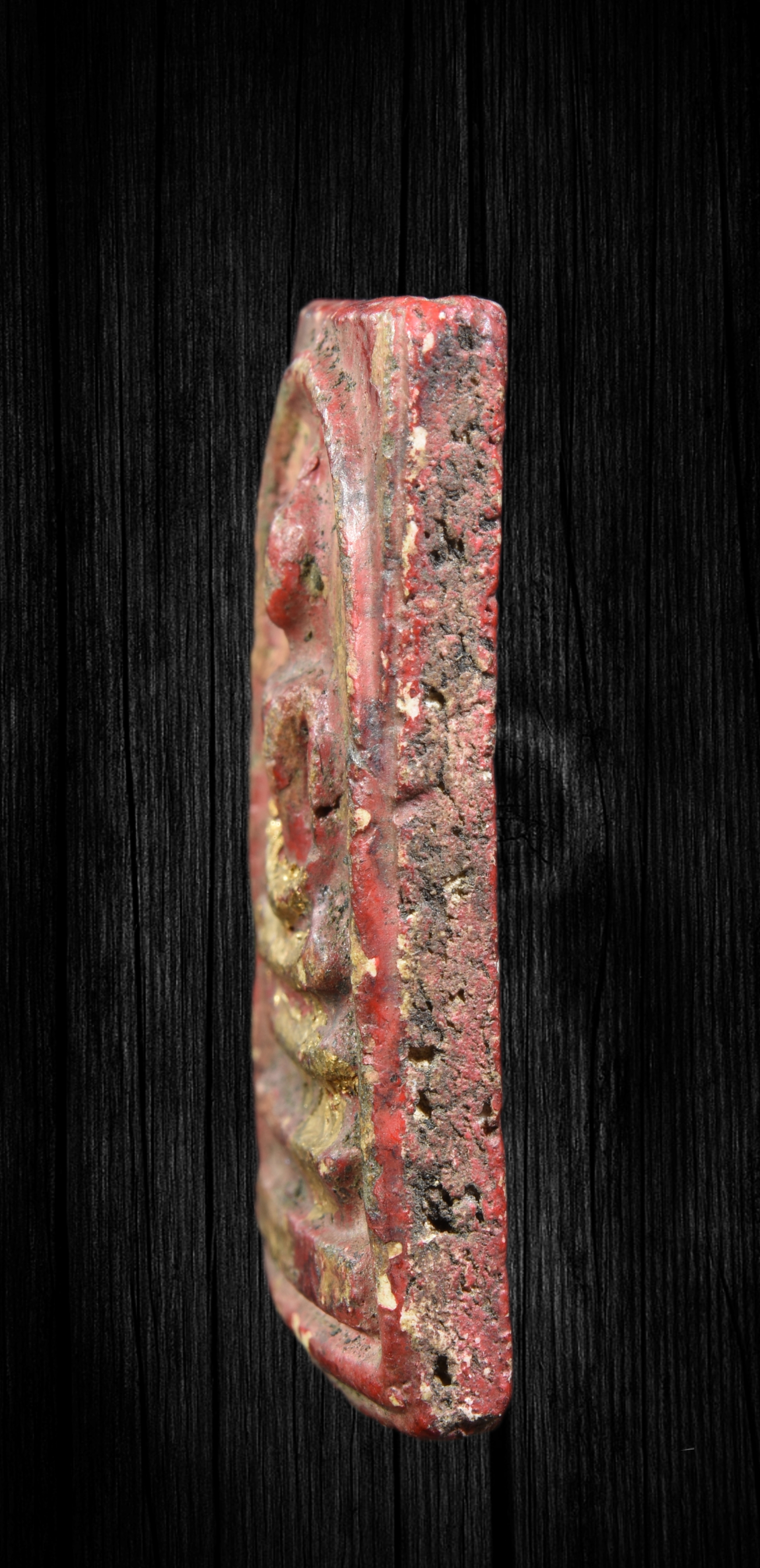 พระสมเด็จ พิมพ์พระประธาน ]ลงรักแดง ปิดทอง