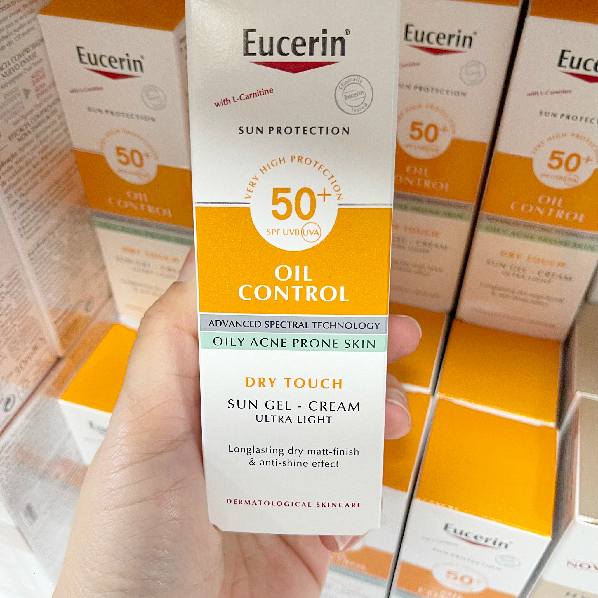 Eucerin Sun Gel-Cream Oil Control Dry Touch SPF50+ (With Box 50 ml.)