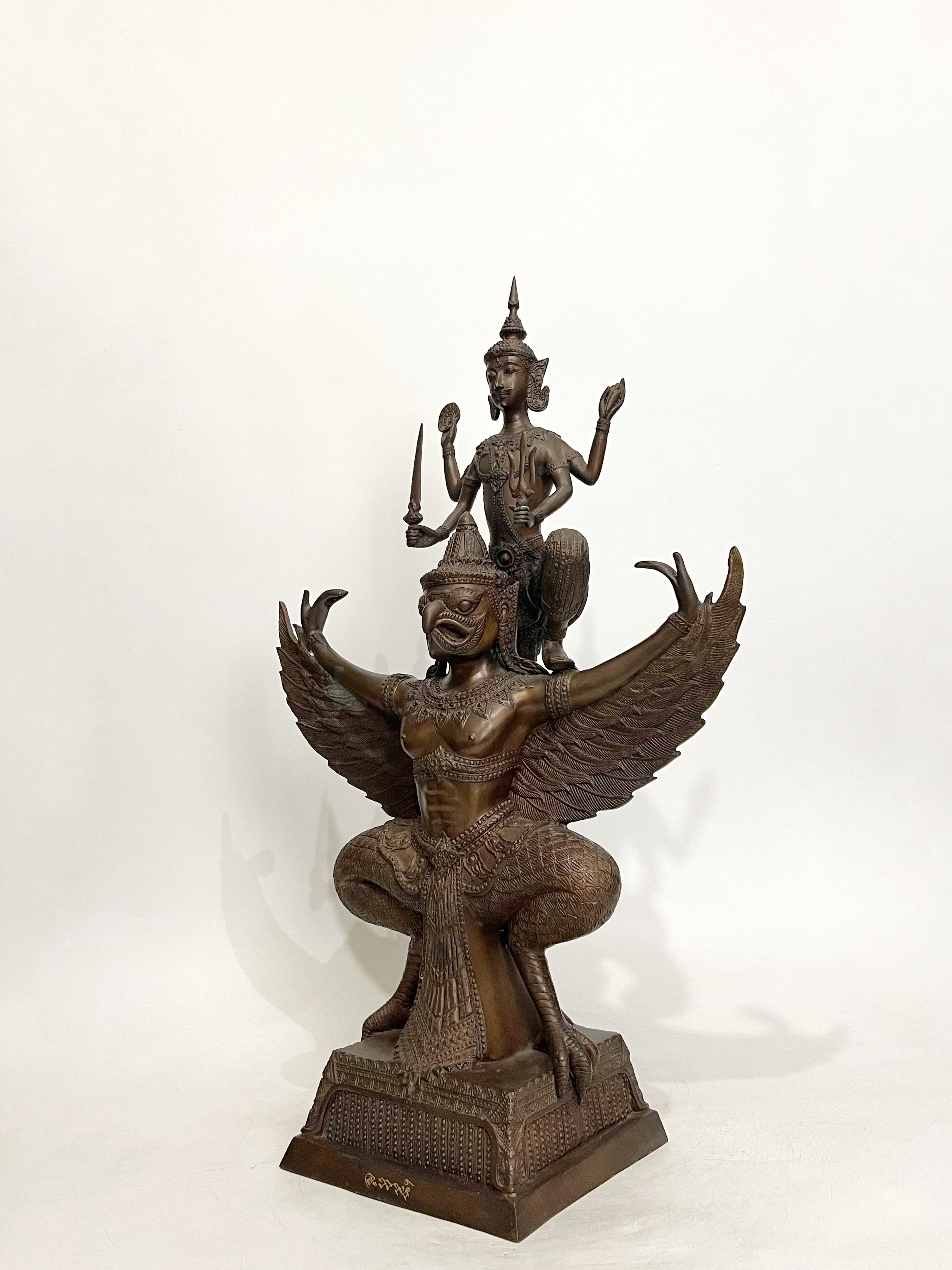 พระนารายณ์ทรงครุฑ สูง 25 นิ้ว