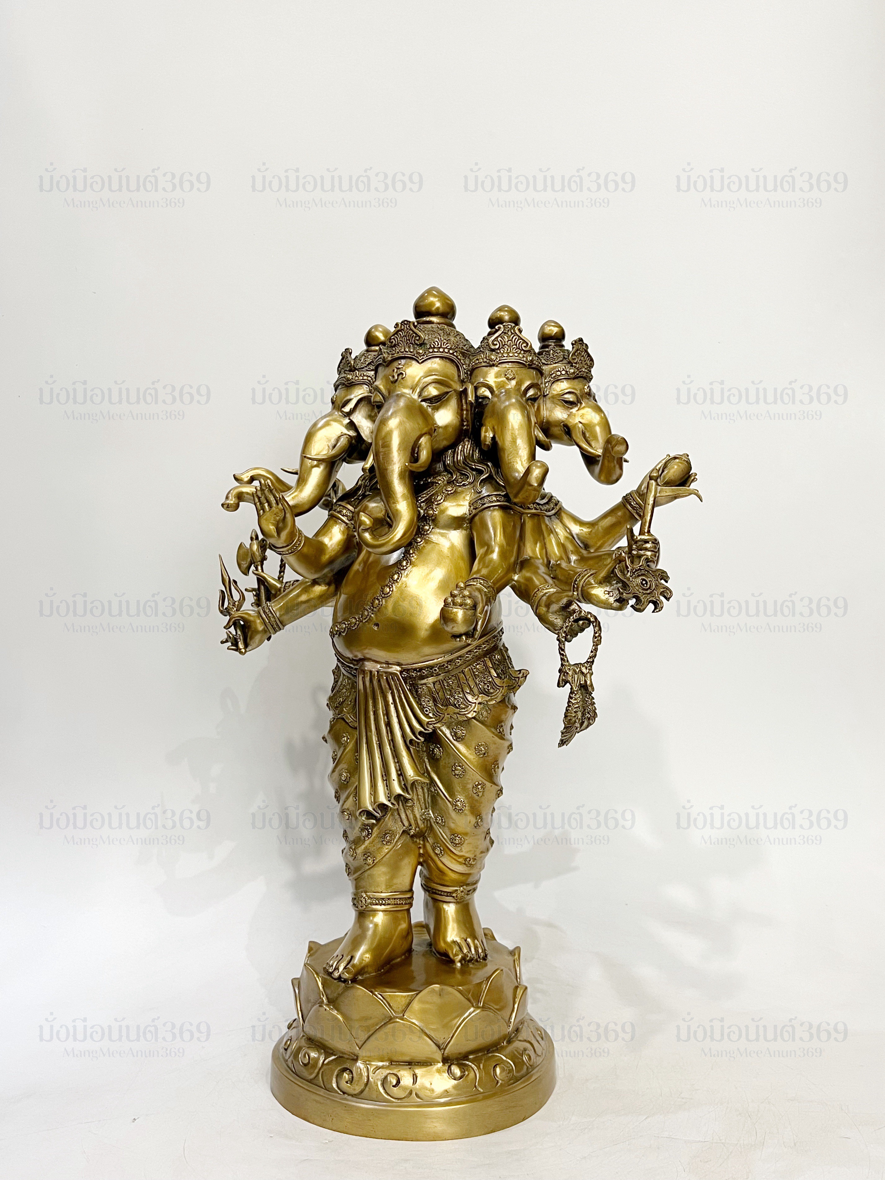 พระพิฆเนศ ปางห้าเศียร (ปัญจมุขคณปติ) หน้าตัก 9 นิ้ว *ห้ามนำภาพไปใช้ทุกกรณี