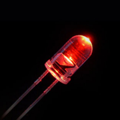 หลอด LED Super Bright 5 มม. (สีแดง)