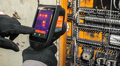 SONEL รุ่น KT-400 (40mm lens) กล้องส่องความร้อน ย่านวัดอุณหภูมิ -20°C to +1500°C ค่าความละเอียด 382x288 พิกเซลศ์ ค่าเฟรมเรต 50 Hz