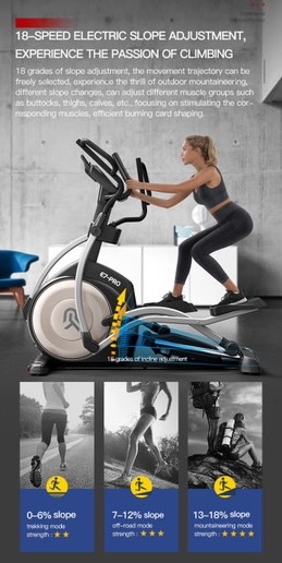 เครื่องเดินวงรี(WORLD MASTER E7-PRO Eliptical) WORLD MASTER รุ่น E7-PRO