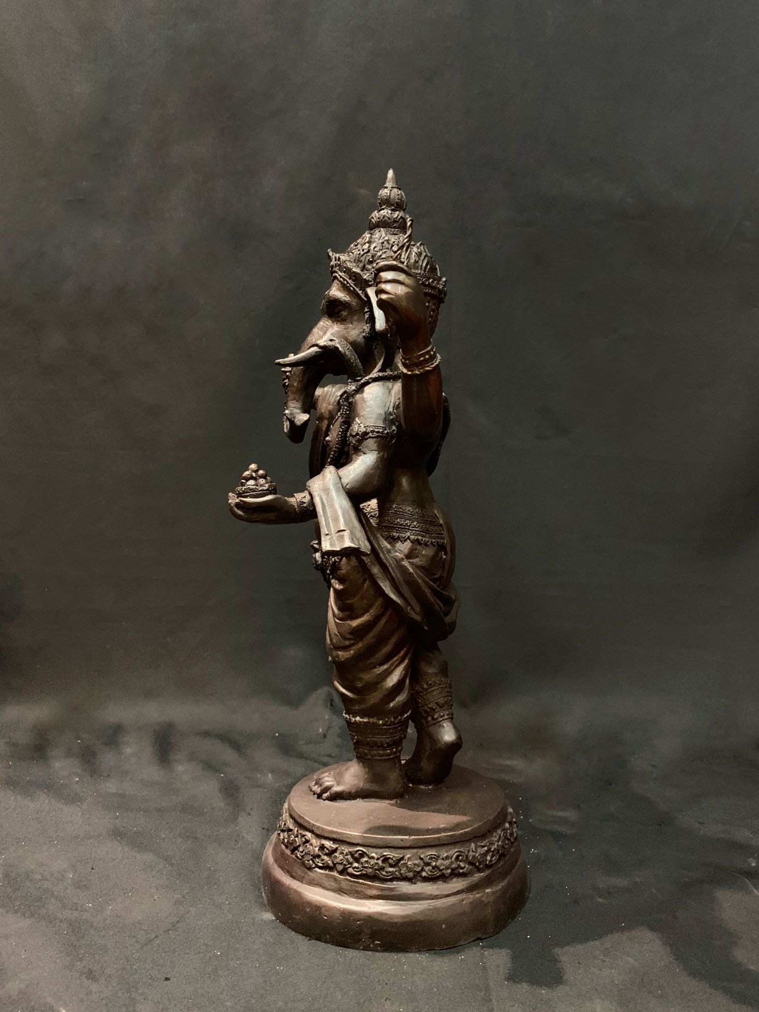 พระพิฆเนศ ปางไพรีพินาศ หน้าตัก 9 นิ้ว