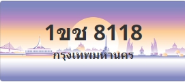 ป้ายประมูล 1ขช 8118