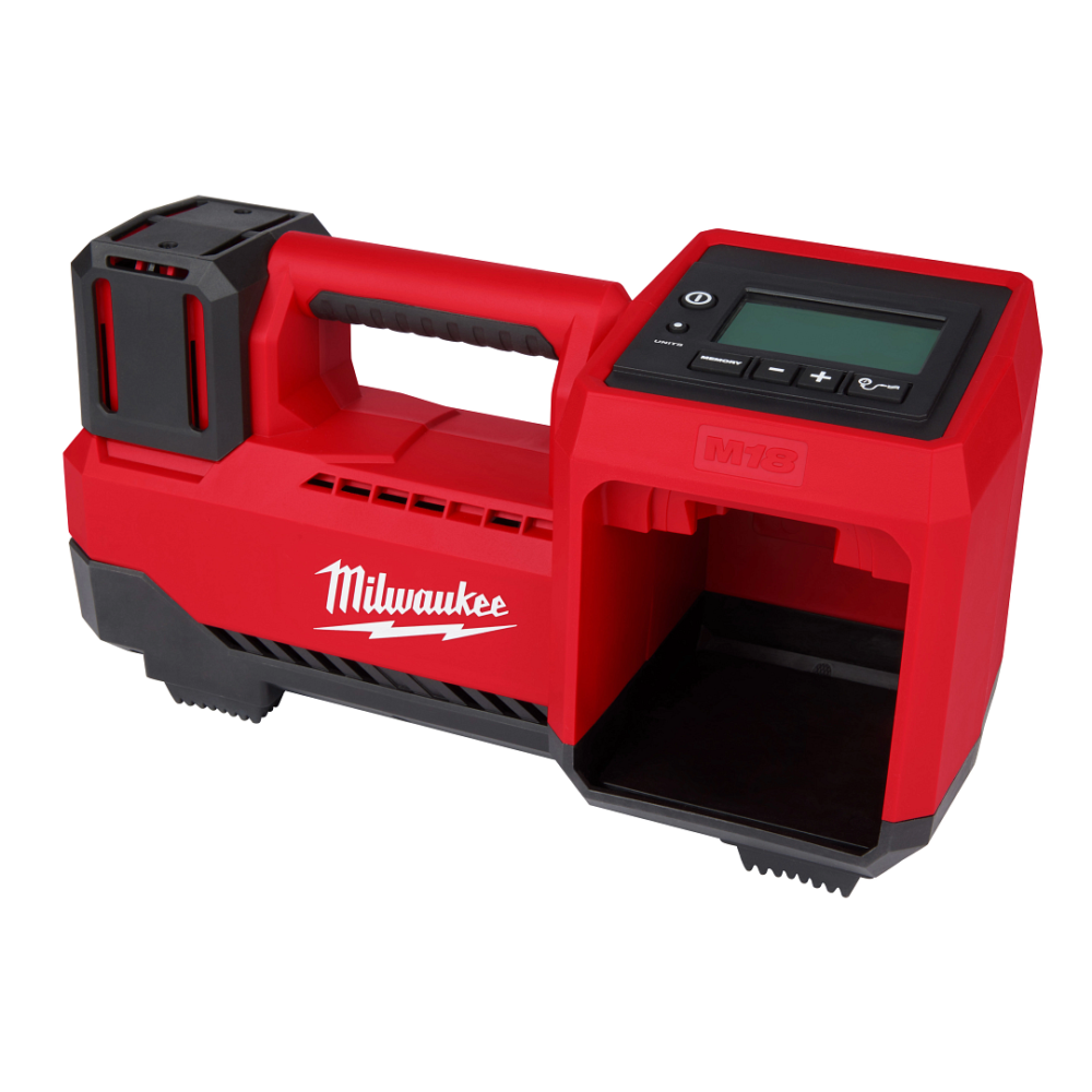 MILWAUKEE M18 BI-502 เครื่องเติมลมไร้สาย 18 โวลต์ พร้อมเครื่องชาร์จและแบต 18V@5.0AH x 2 ก้อน