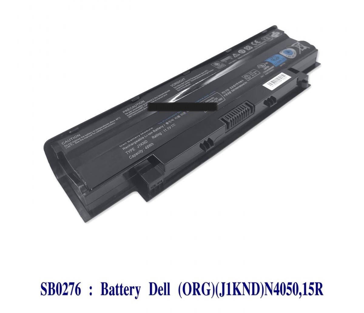 SB0276 - BatteryDell(ORG)(J1KND)N4050,15R,17R,14R,13R,N5050,,N4110,N5110,N5010,M501R,N4010,N4010D,N3010,N3010D,3420,N7010,M5030,3450,3550,3750,1450