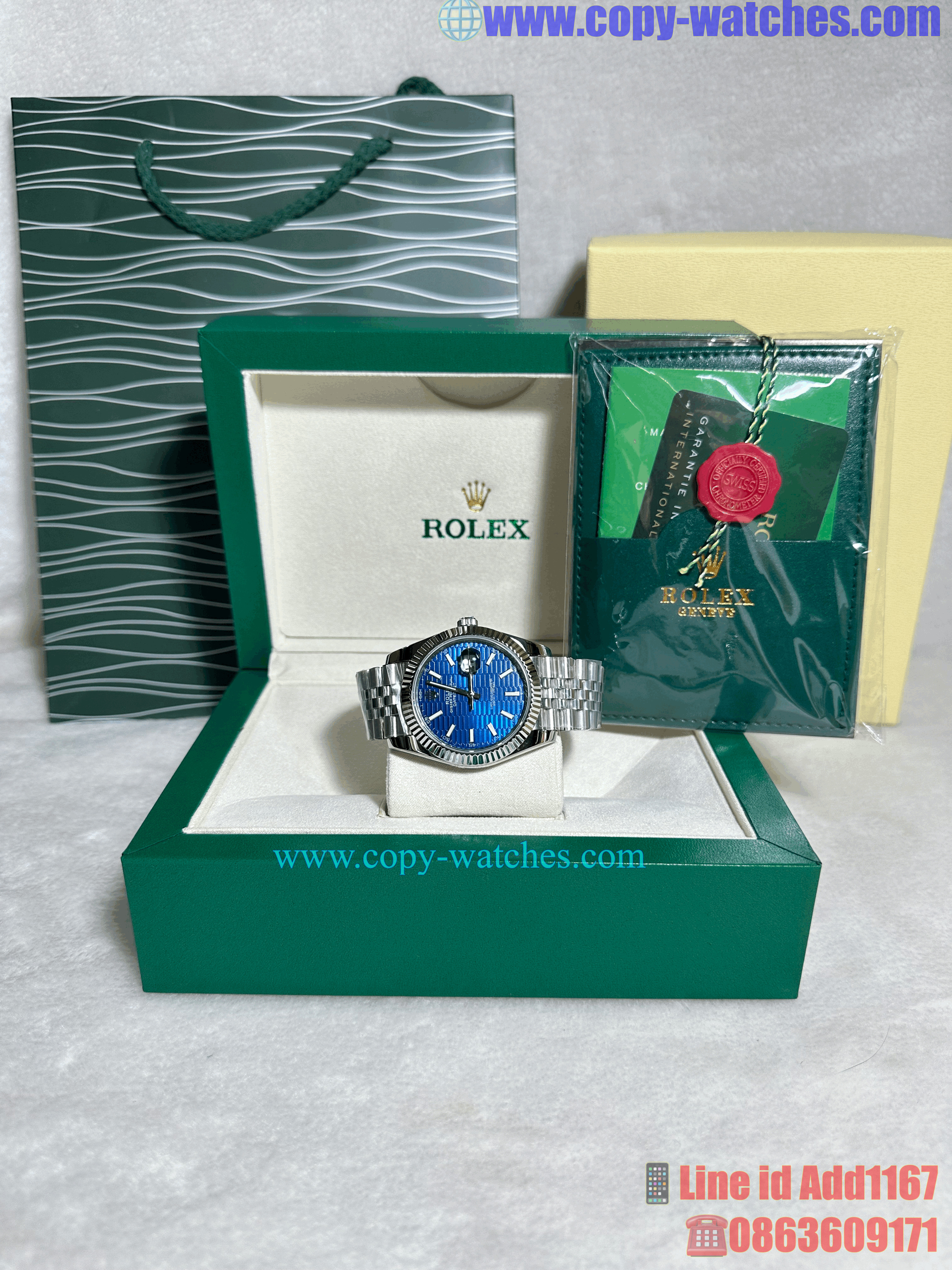 Rolex Datejust 41mm Blue Dial Ref#126334 (Swiss EW)