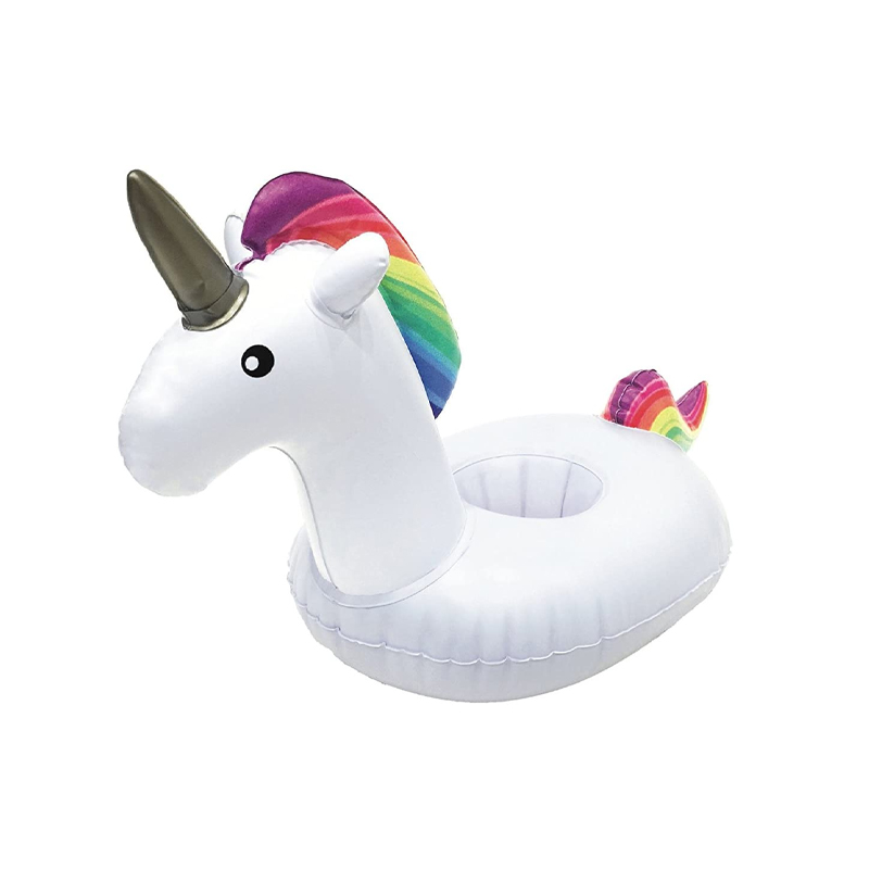 ที่วางแก้วเป่าลม ยูนิคอร์น Inflatable Unicorn Cup Holder