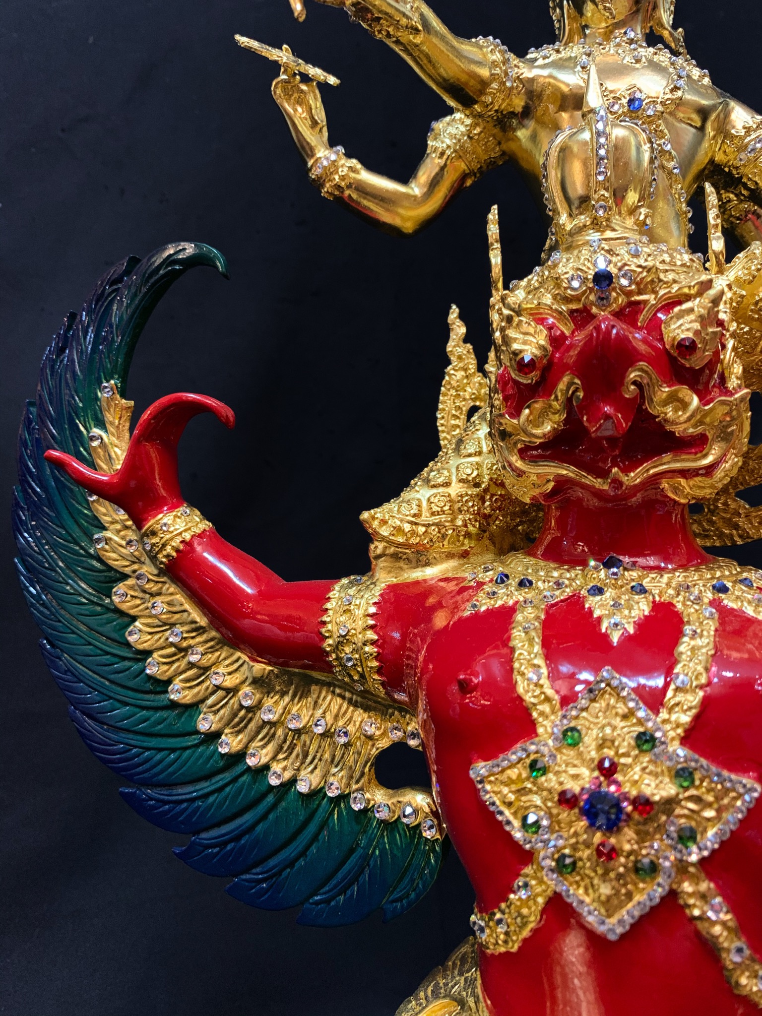 พระนารายณ์ทรงครุฑ หน้าตัก 9 นิ้ว