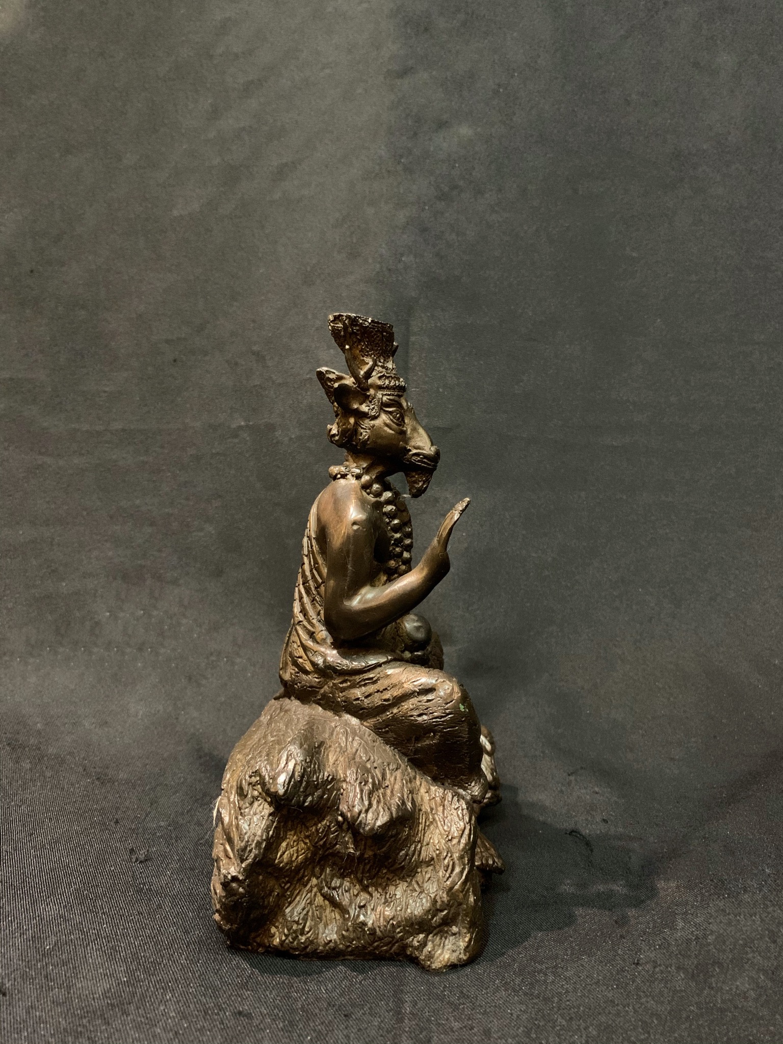 พระฤาษีหน้าวัว หน้าตัก 4 นิ้ว