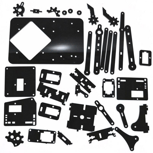 4 DOF Unassembly อะคริลิคเชิงกลแขนหุ่นยนต์ การเรียนรู้ DIY ชุดหุ่นยนต์