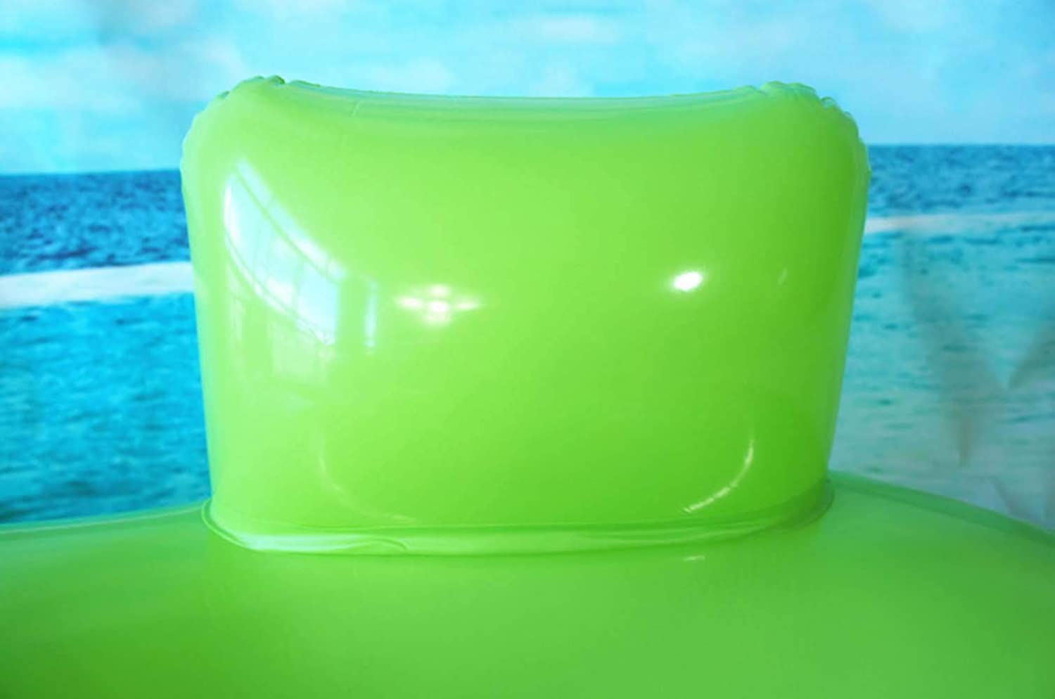 ห่วงยางนั่งคู่ พร้อมที่พิงหลัง Inflatable double floating island ring Pool Float