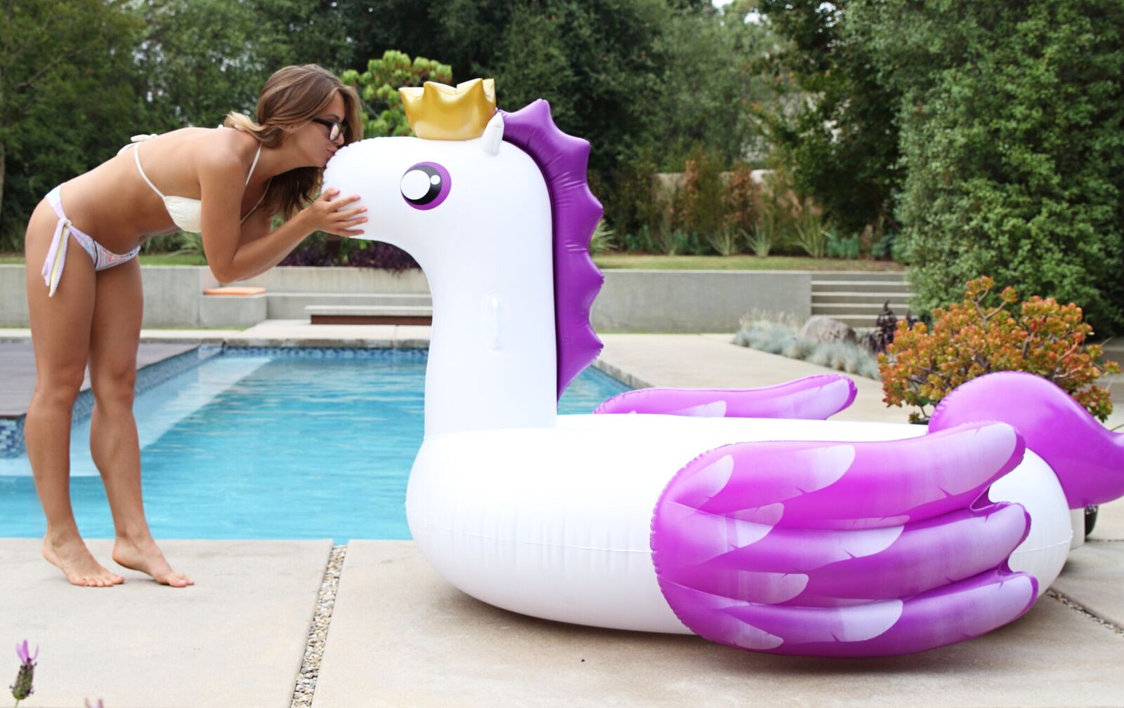 ห่วงยางเจ้าหญิงโพนี่ สีม่วง Inflatable New Princess Pony Pool Float