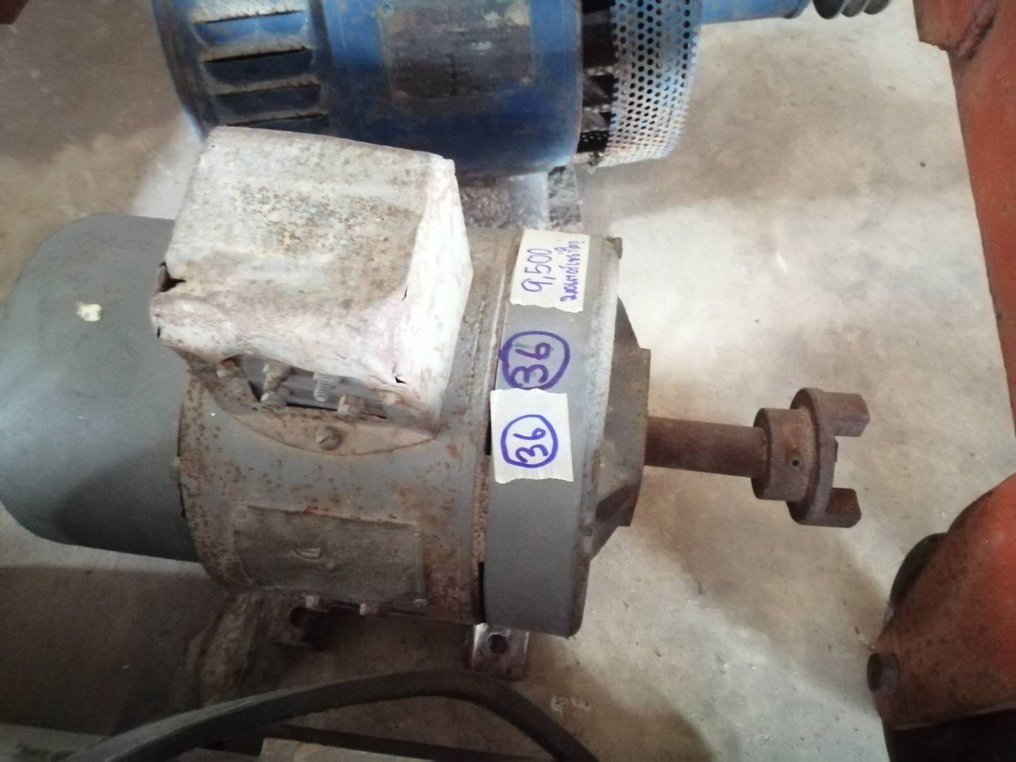 มอเตอร์เขย่าปูนใหญ่