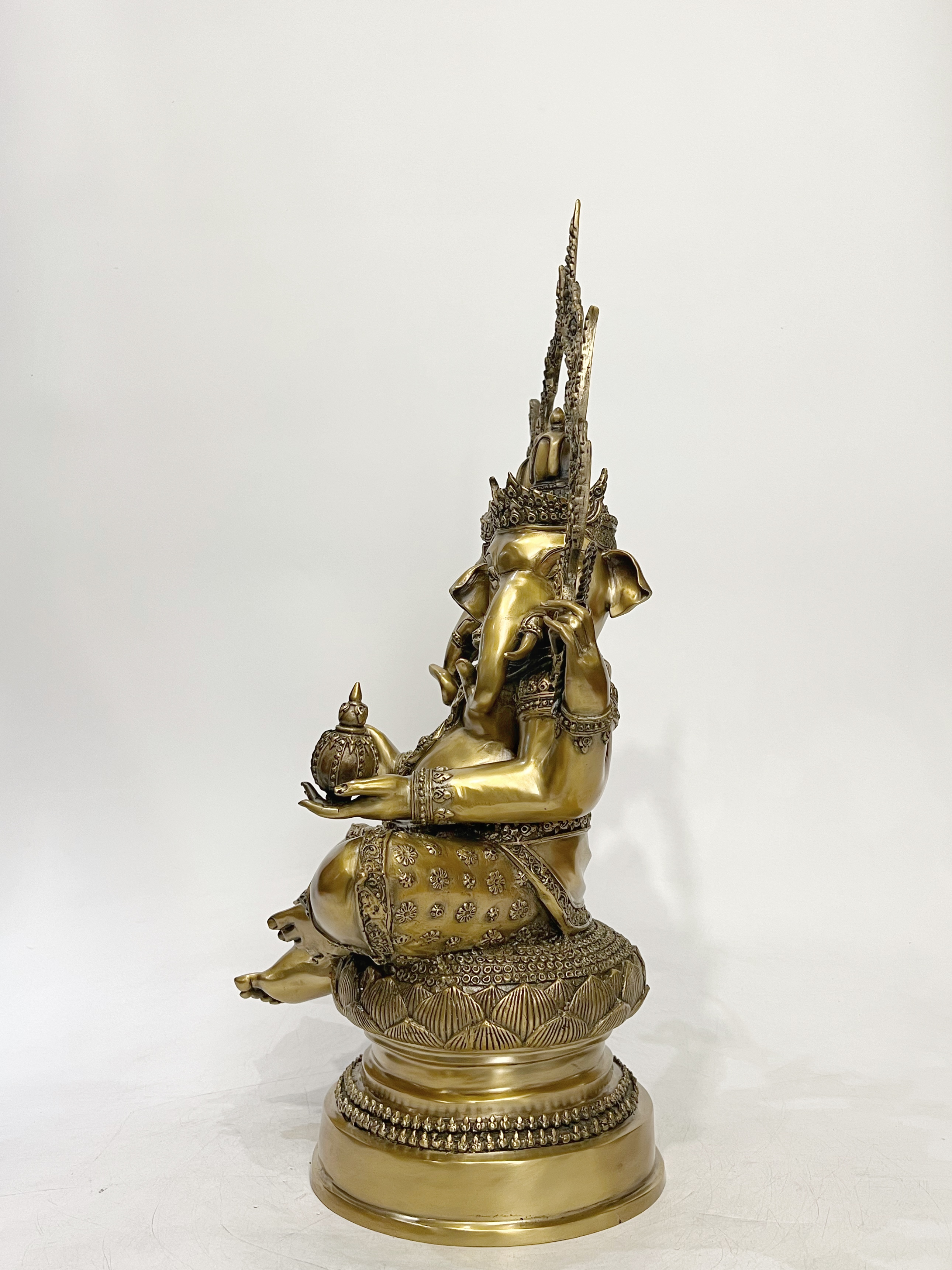 พระพิฆเนศ ปางทวิมุข หน้าตัก 9 นิ้ว