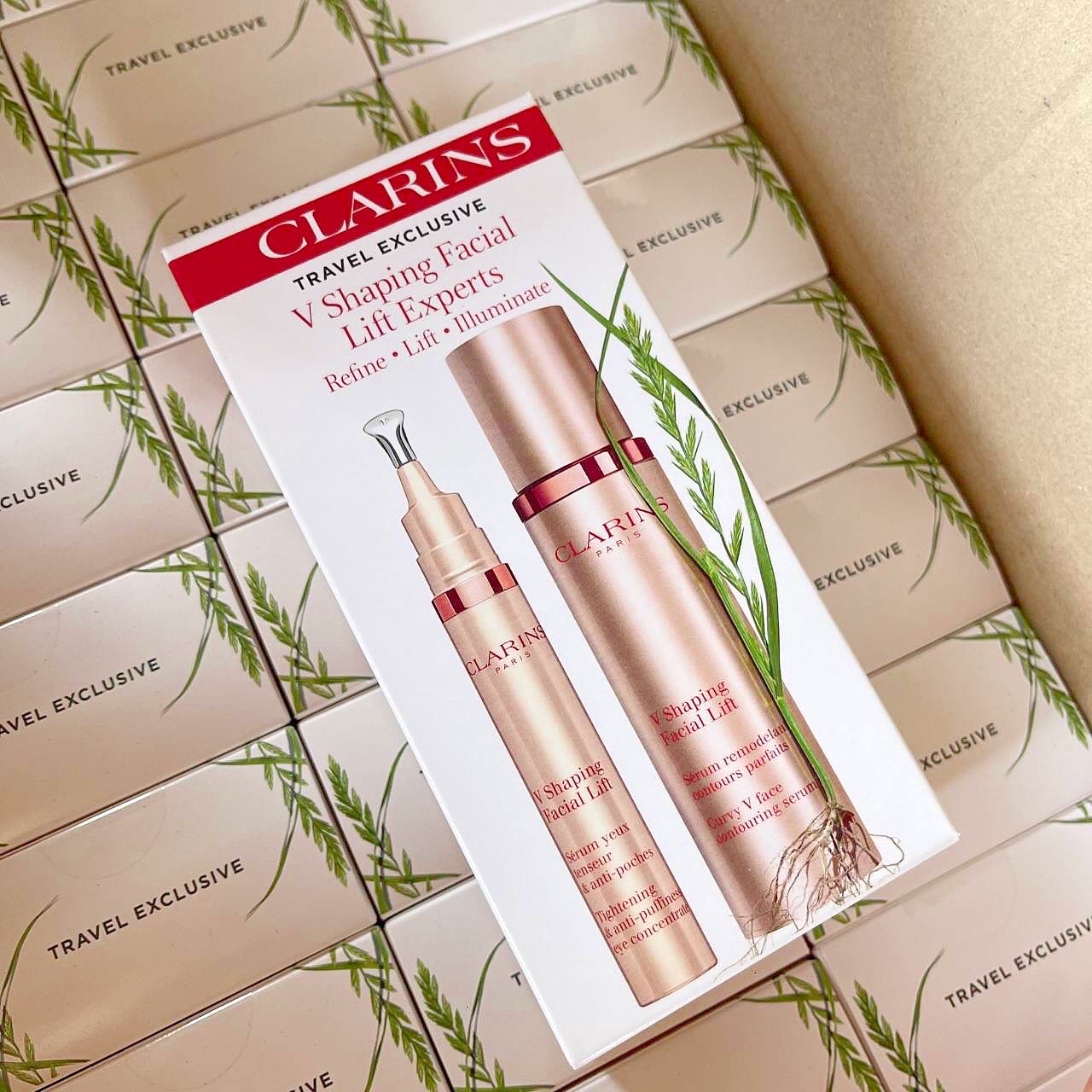 Clarins V Shaping Facial Lift Experts Set (2 Items)