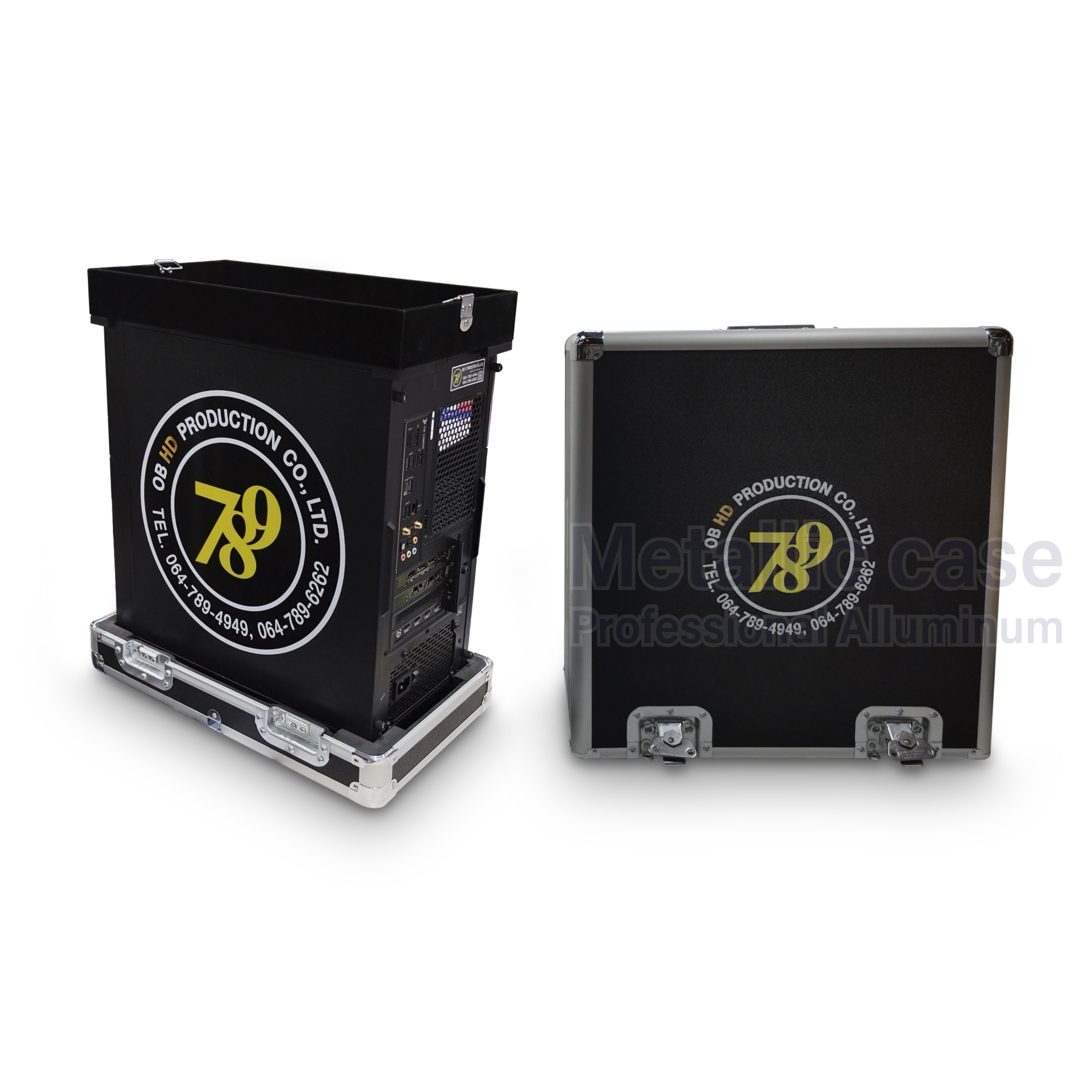 metalliccase8908-02-6607 / CPU black and white, 2 pcs (50.5x28.5x60.6 T3C1H4K5P3 )