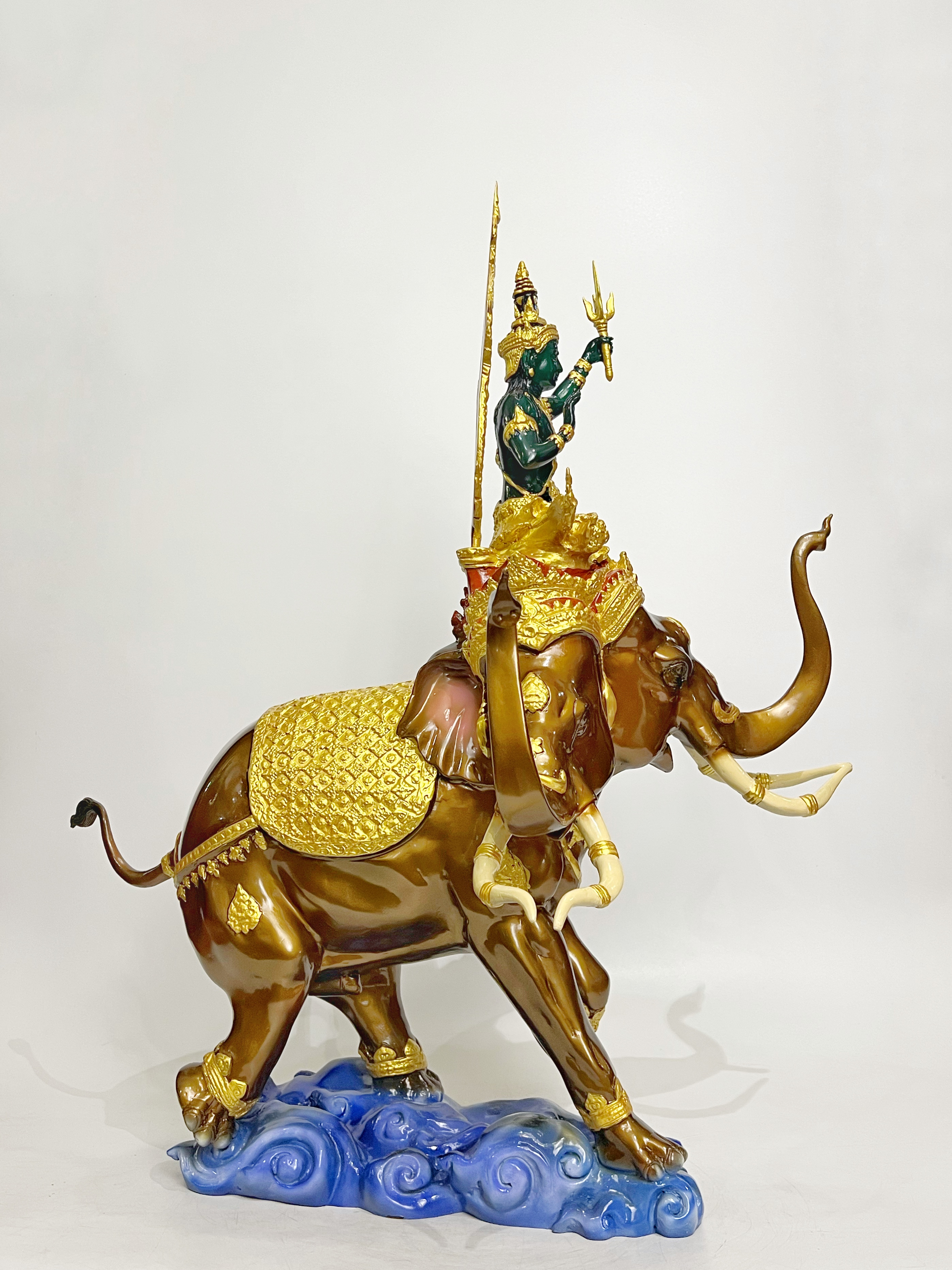 พระอินทร์ทรงช้างเอราวัณ สูง 27 นิ้ว
