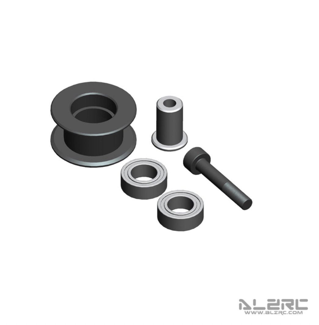 DX380-35S # Devil X380 Plastic Tail Belt Idler - Rear