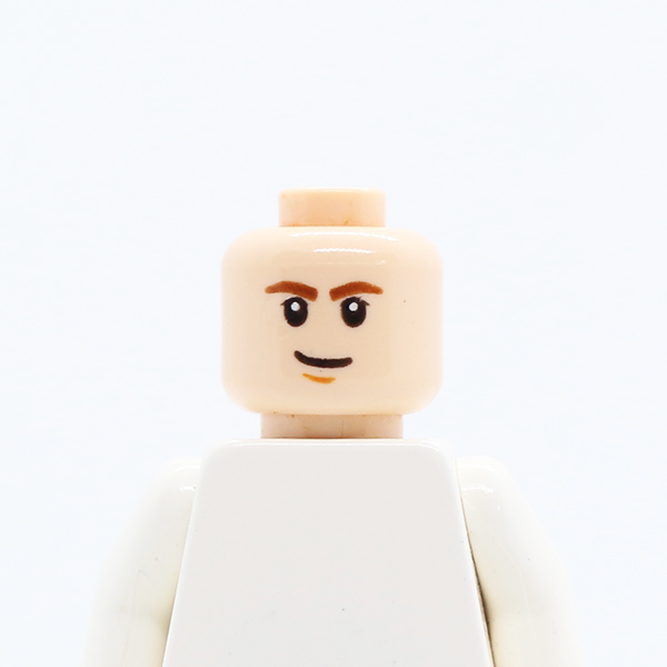 Male Brown Eyebrows, White Pupils and Brown Chin Dimple Pattern (SW Han Solo)