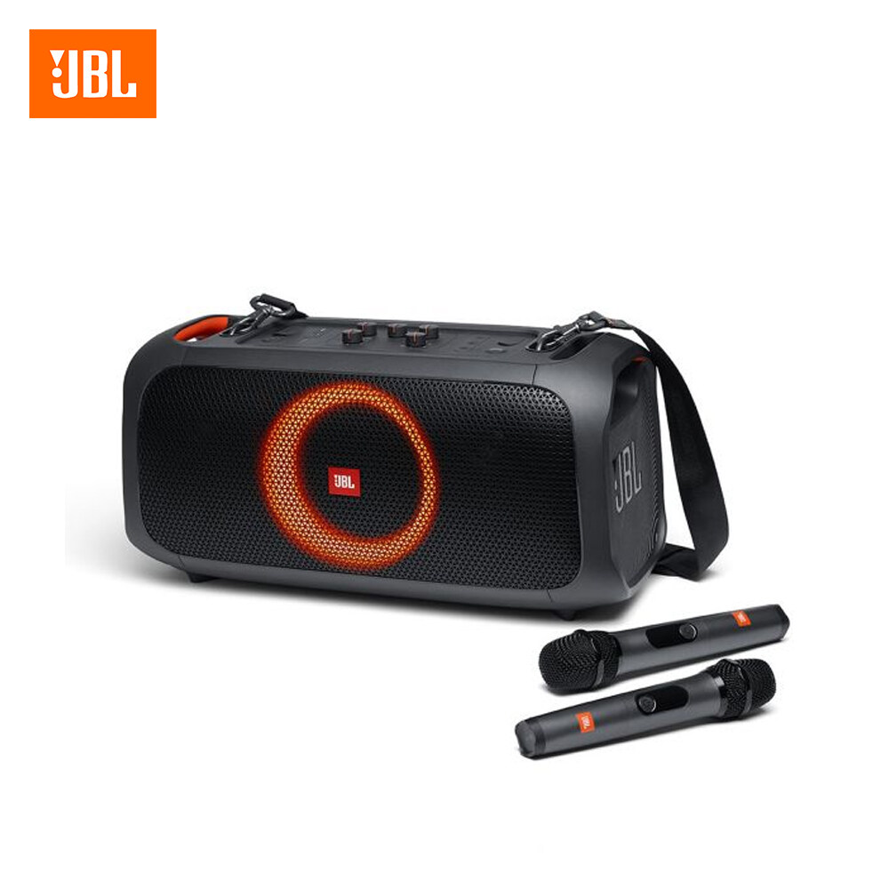 JBL PartyBox On The Go ลําโพงพร้อมไมค์พกพา มีบลูธูท ลำโพงพกพาไร้สาย 5.25 นิ้ว รับประกันศูนย์ไทย 1 ปี