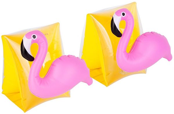 ปลอกแขนว่ายน้ำสำหรับเด็ก ลายฟลามิงโก้ Inflatable Flamingo Arm Band for kid