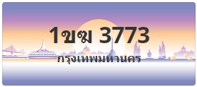 ป้ายประมูล 1ขฆ 3773