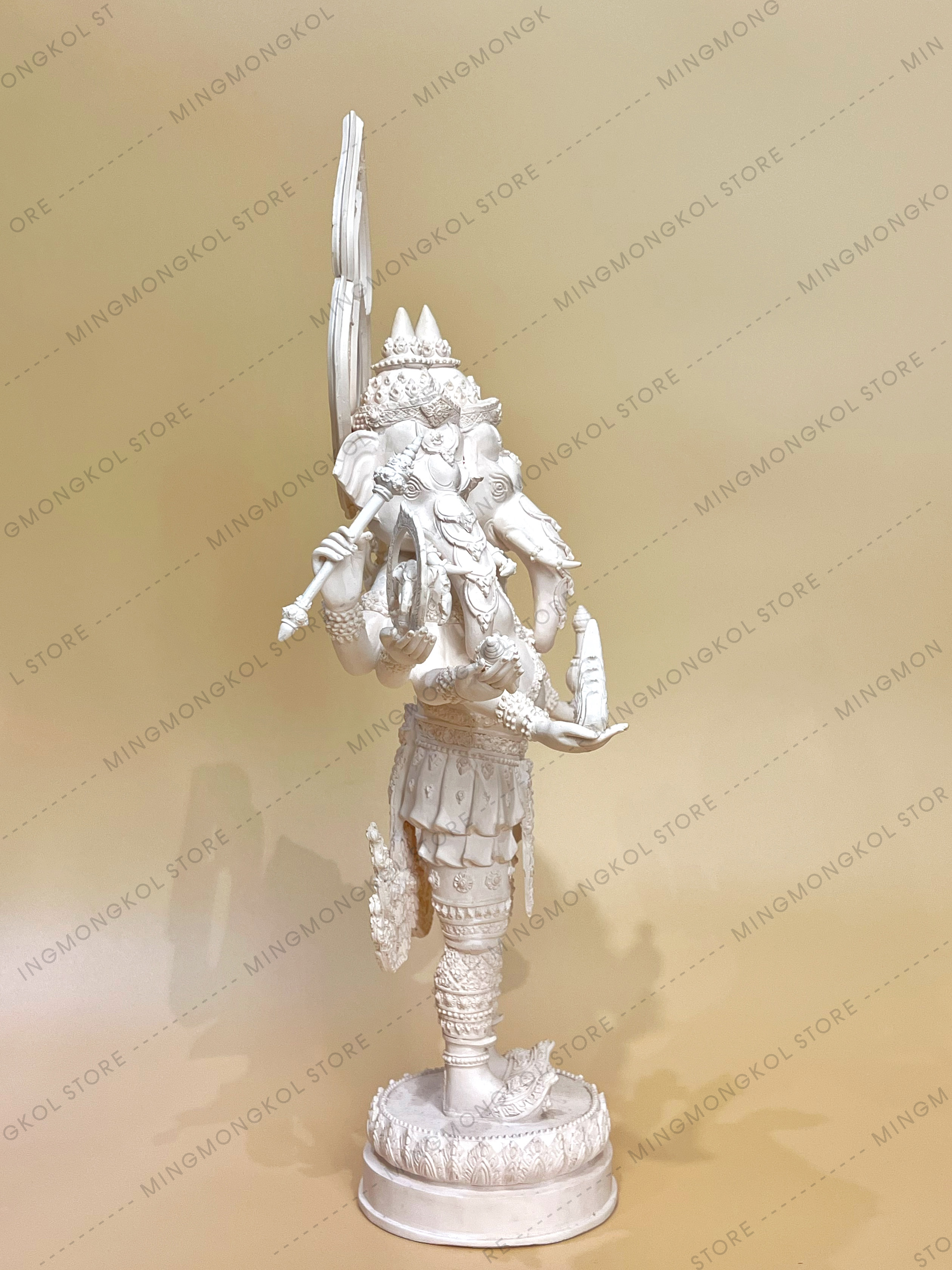 พระพิฆเนศ ปางสามเศียร (ตรีมุขคณปติ) หน้าตัก 7 นิ้ว *ห้ามนำภาพไปใช้ทุกกรณี