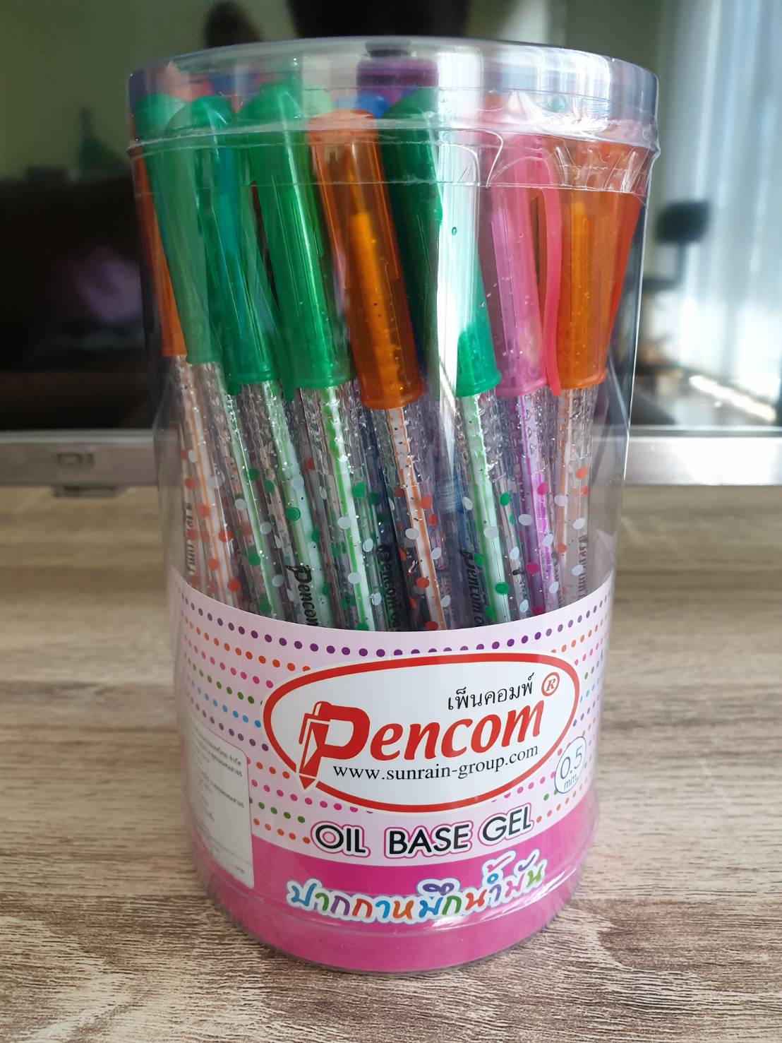 ปากกาหมึกน้ำมัน Pencom รุ่น OG-26 แฟนซี (กระบอก50ด้าม)