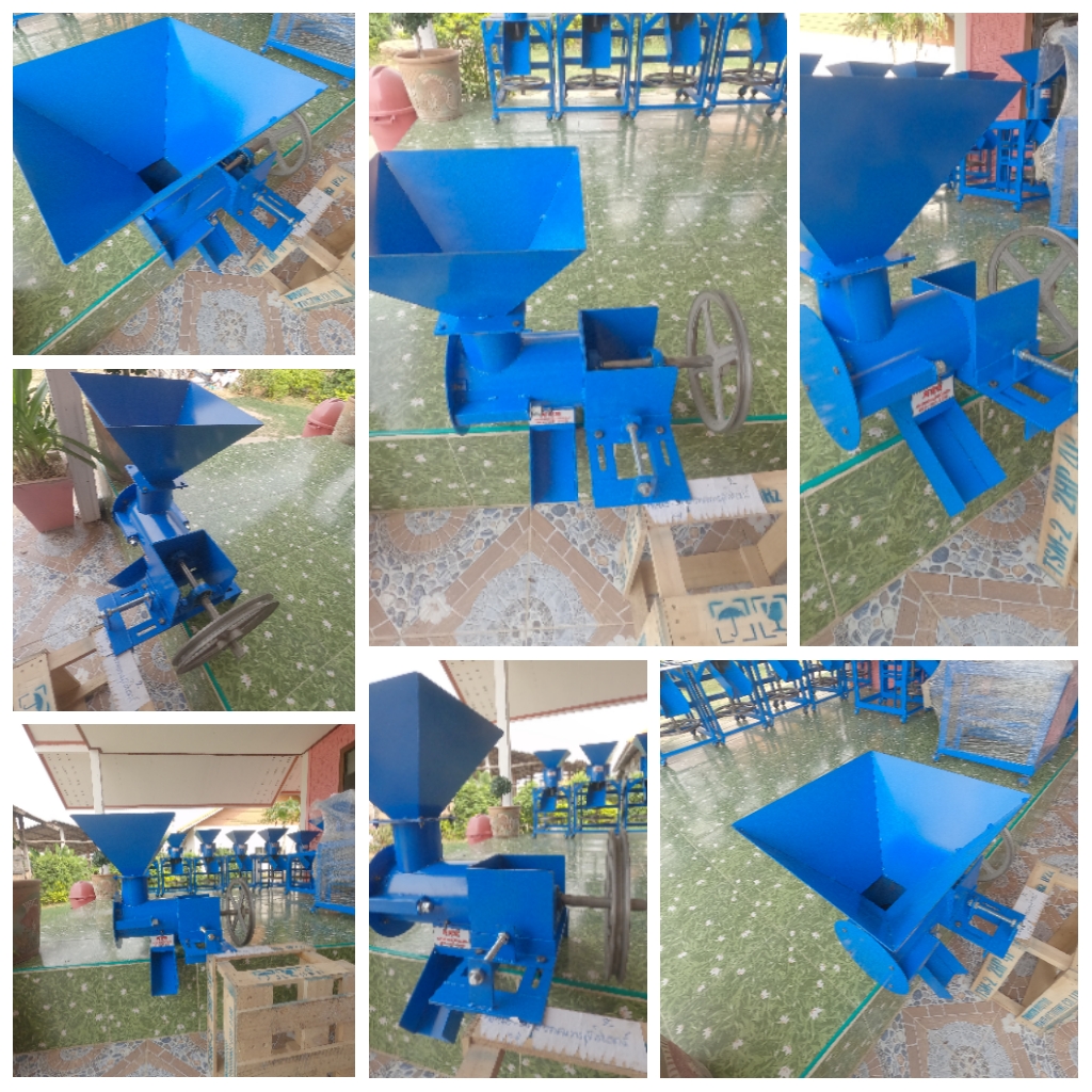 เครื่องอัดเม็ดรุ่นติดหัวรถไถ รุ่นKRK-4 เครื่องเปล่าราคา8500บาท