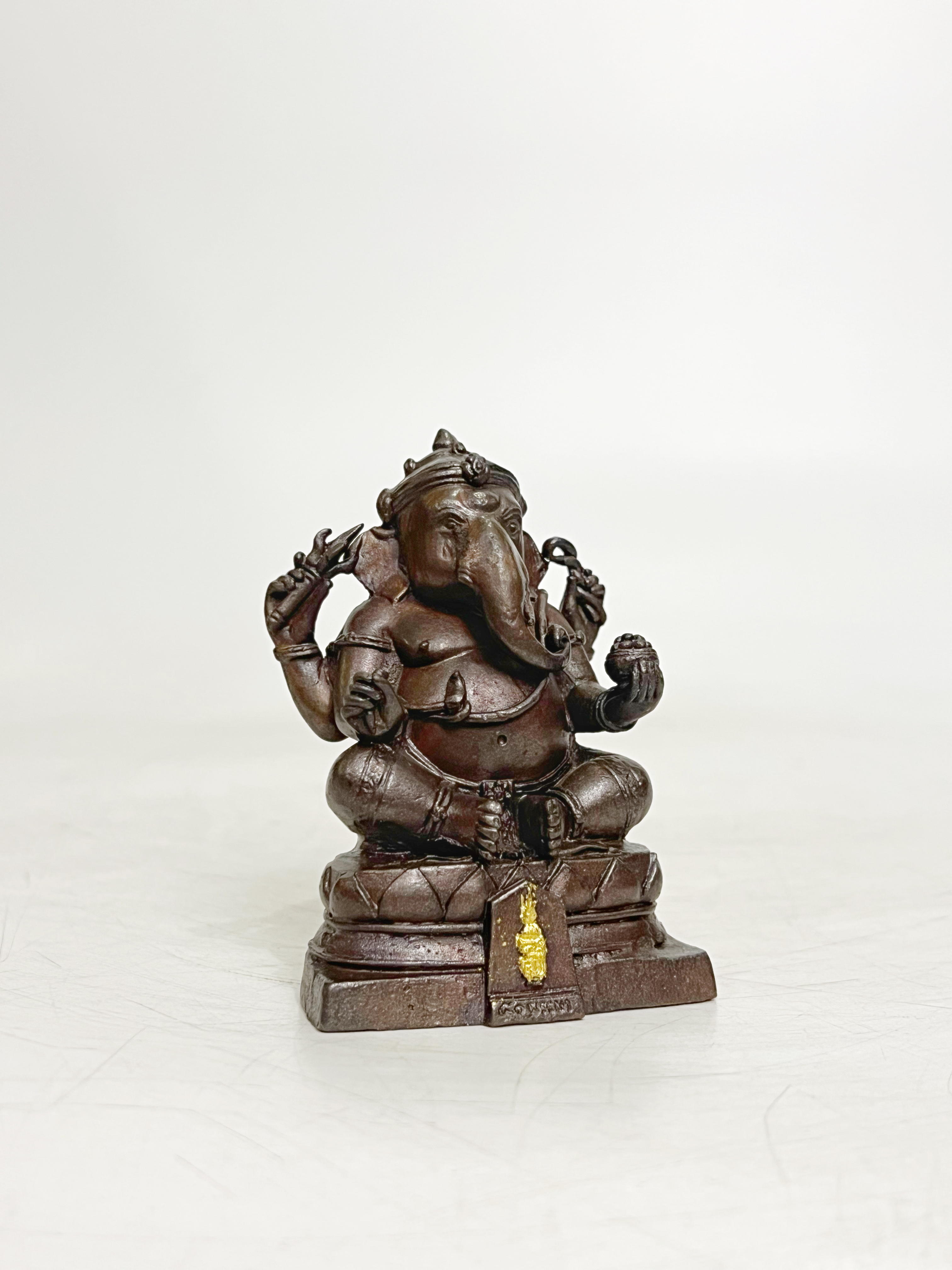 พระพิฆเนศ 50 ปี คณะโบราณคดี สูง 3 นิ้ว (หมายเลข 4574)