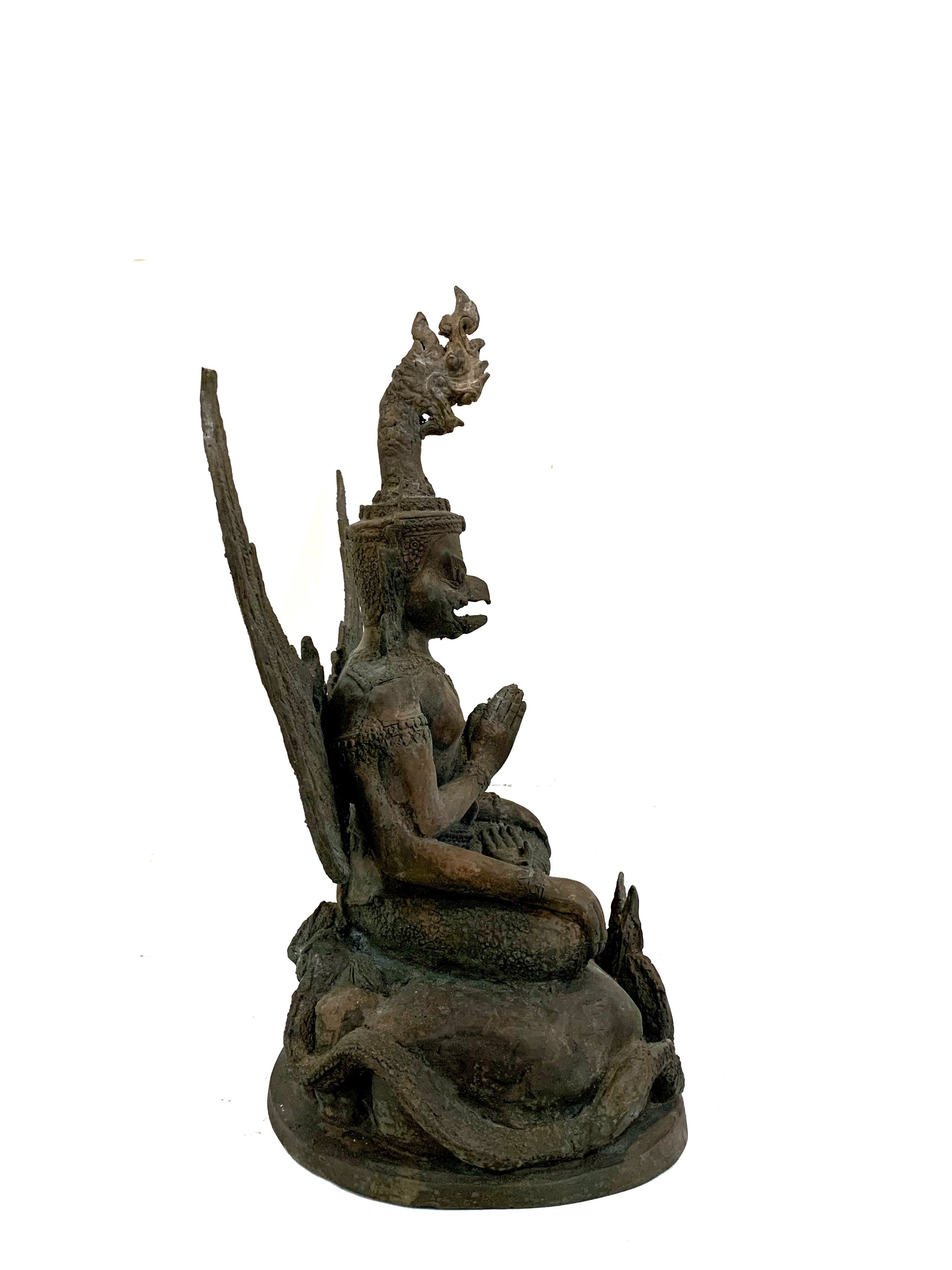 พญาครุฑ ปกปักษ์ท้องพระคลัง หน้าตัก 9 นิ้ว