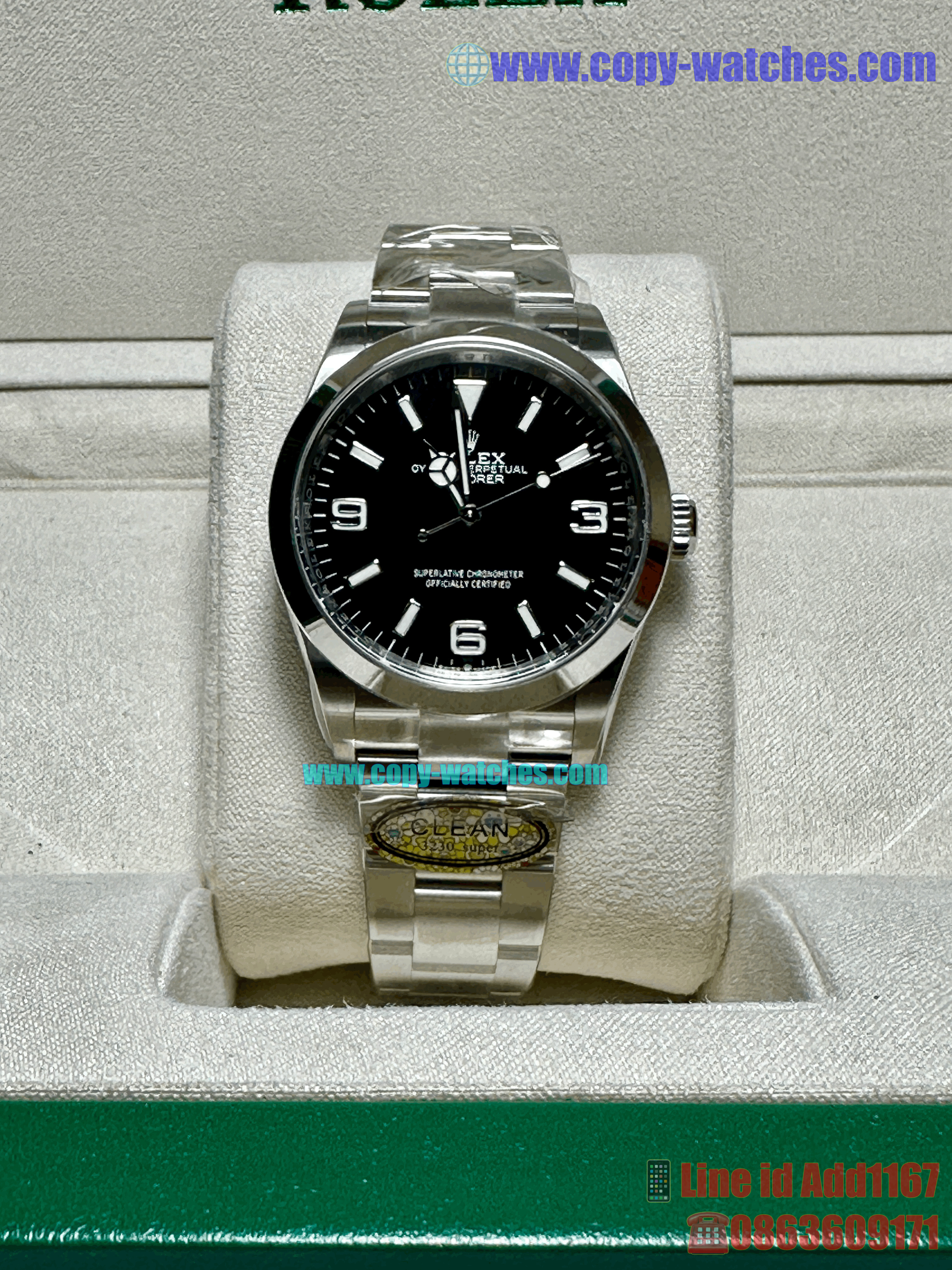Rolex Explorer1 39mm 214270 (Swiss Clean.V2)