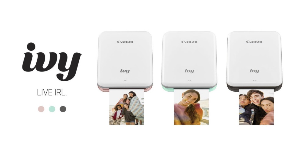 Canon IVY Mobile Mini Photo Printer through Bluetooth - เครื่องพิมพ์ภาพถ่ายฟรีกระดาษพิมพ์รูป 10 แผ่น (ของแท้ประกันศูนย์ไทย 1 ปี)
