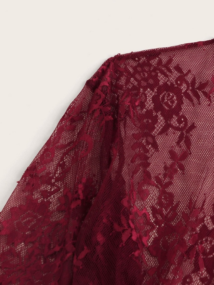 ชุดนอนไม่ได้นอน เซ็ท 3 ชิ้น แบบบิกินี่ พร้อมเสื้อคลุม ชุดนอนเซ็กซี่